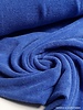 cobalt blue sponge - stretch terry cloth