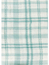 Katia fabrics tartan print green - muslin / double gauze