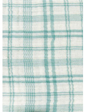Katia fabrics tartan print groen - mousseline / double gauze
