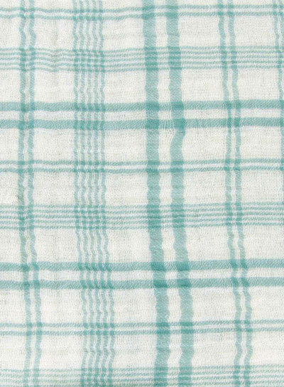 Katia fabrics tartan print green - muslin / double gauze