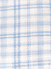 Katia fabrics tartan print soft blue - muslin / double gauze
