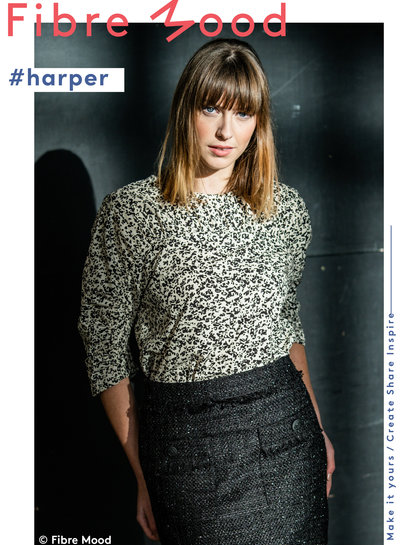 Fibremood Harper - tiger print - poplin cotton