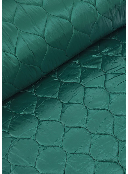 M bottle green drop - quilted fabric - stepper