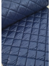 M. navy blue diamonds - quilted fabric - stepper