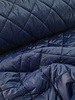 M. navy blue diamonds - quilted fabric - stepper