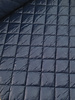 M. navy blue diamonds - quilted fabric - stepper