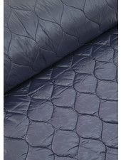 M. navy blue drop - quilted fabric - stepper