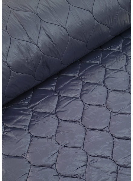 M. navy blue drop - quilted fabric - stepper