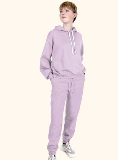 purple - thick jogging, softly roughened on the inside n
