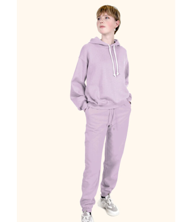lila - dikke jogging, zacht opgeruwd aan de binnenkant n