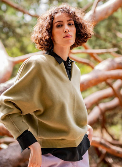 purple - thick jogging, softly roughened on the inside n