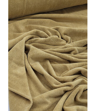 camel sponge / stretch terry cloth