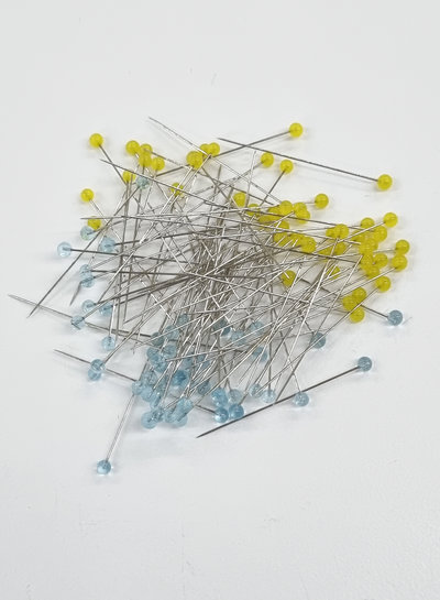 extra fine glass head pins 100 pieces - 0.4mm thickness