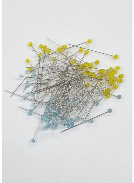 M. extra fine glass head pins 100 pieces - 0.4mm thickness