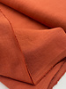 M. 100% washed linen - rust