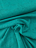 M. aqua embroidery linen blend