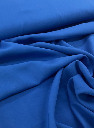 M. cobalt - beautiful plain woven viscose