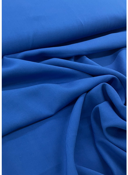 M. cobalt - beautiful plain woven viscose