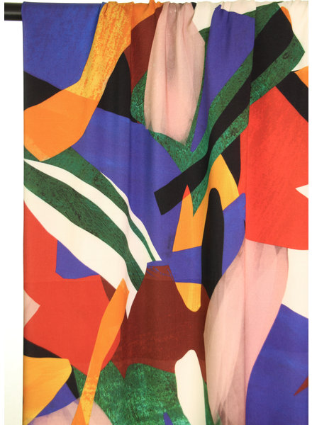 Atelier Jupe colorful abstract print - viscose