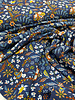 M. blue beautiful floral print - viscose