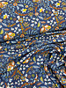 M. blauw mooie bloemenprint - viscose