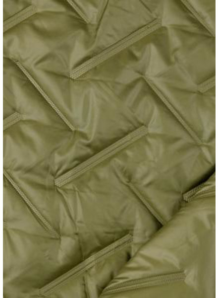 M strikes - khaki stepper - quilted fabric