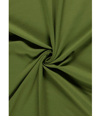 plain french terry - green - GOTS