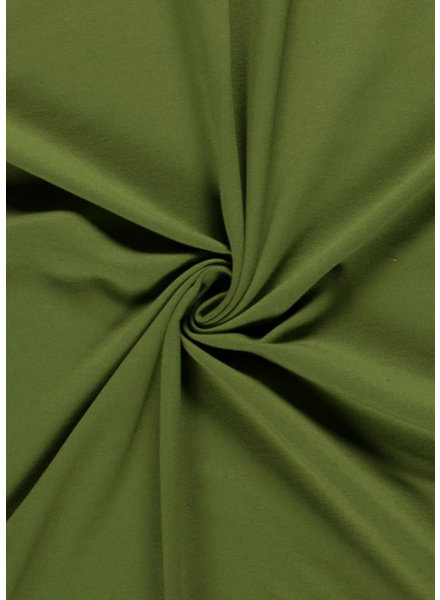 plain french terry - green - GOTS