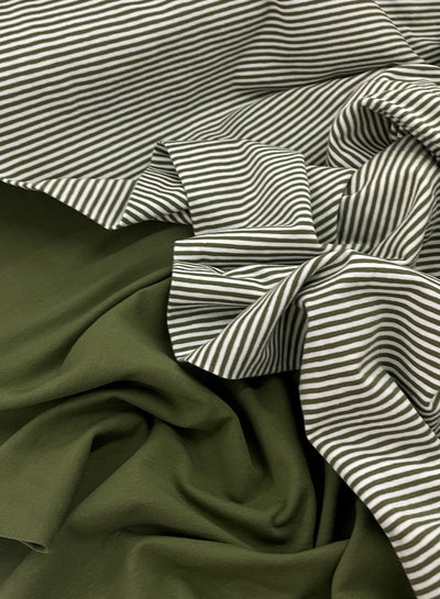 M. khaki plain jersey - Oeko Tex