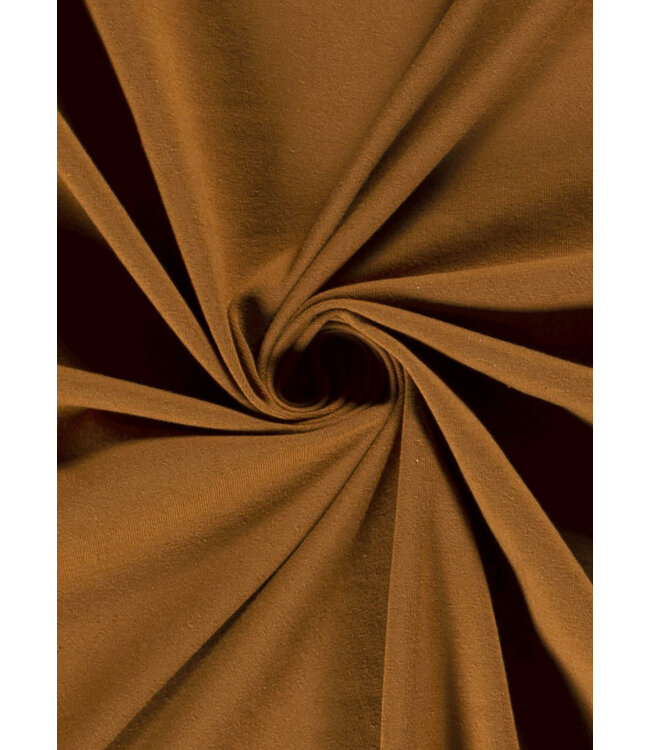 cognac effen tricot - Oeko Tex