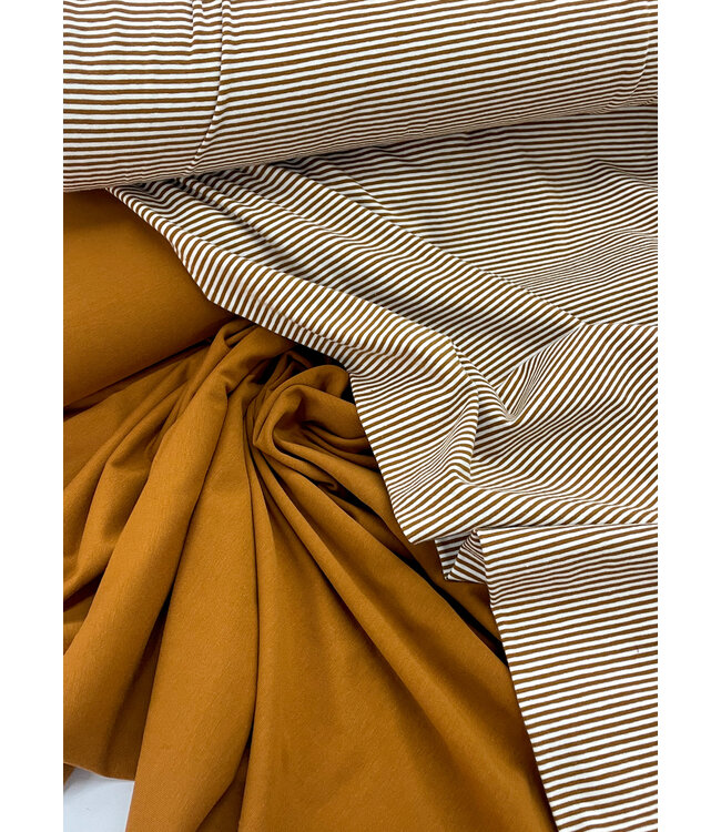cognac effen tricot - Oeko Tex