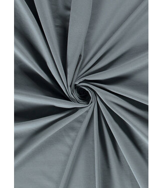 blauwgrijs effen tricot