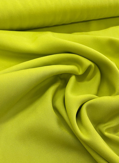 M. lime - plain viscose twill