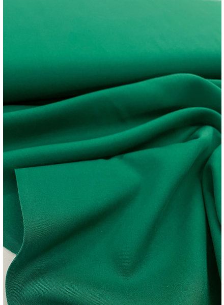 M. bottle green plain viscose twill