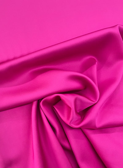 M. fuchsia viscose satin