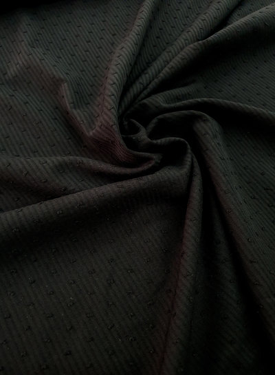 A la Ville black dots - beautiful voile for blouse