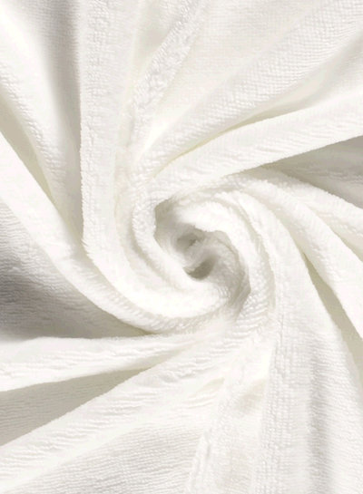 Madeline off-white bamboo terry cloth