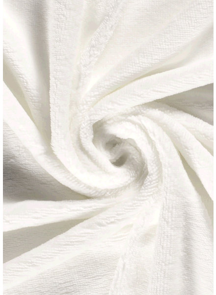 Madeline off-white bamboo terry cloth