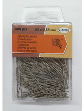 M - steel pins - extra fine - 400 pcs