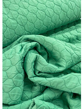 M ocean green quilted supple fabric