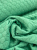 M. ocean green quilted supple fabric