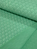 M. ocean green quilted supple fabric