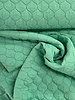 M. ocean green quilted supple fabric