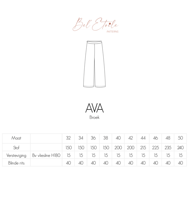 Bel'Etoile Ava broek - dames en tieners