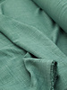 smokey green beautifully woven, supple decorative fabric