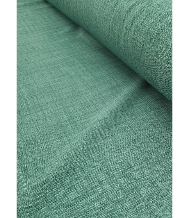 smokey green mooi geweven, soepele decostof