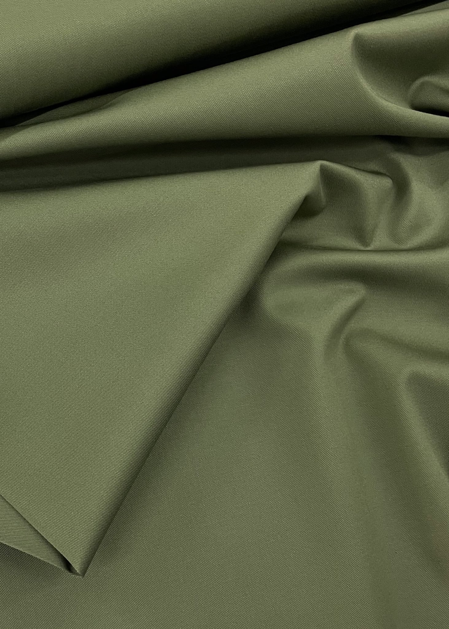 kobalt katoen twill lichte stretch - Madeline de stoffenmadam