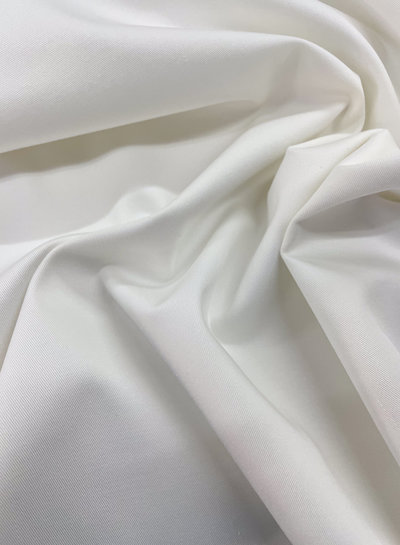 M. off-white cotton twill light stretch
