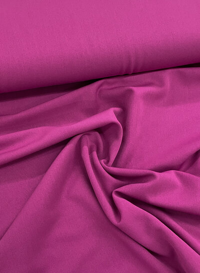M. fuchsia supple gabardine
