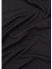 Bittoun black ribbed - viscose jersey